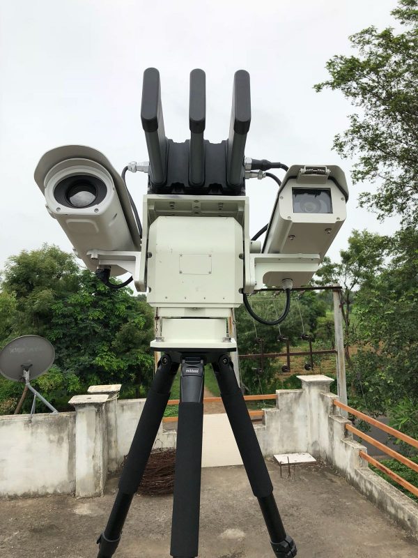 Jammer Integrated with PTZ Camera Hasati Inc